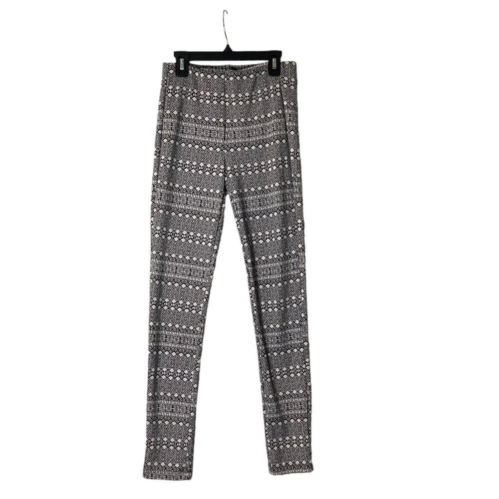 Bethany Mota High‎ Rise Activewear Leggings Pants Women Small Black White Boho